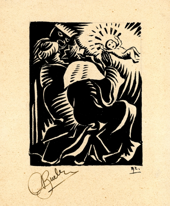 Greetings for Rosh Hashana - Wood Engravings