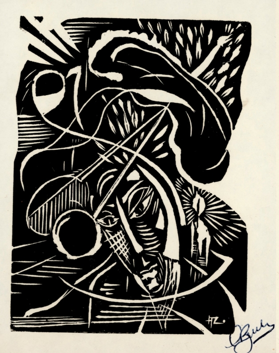 Greetings for Rosh Hashana - Wood Engravings