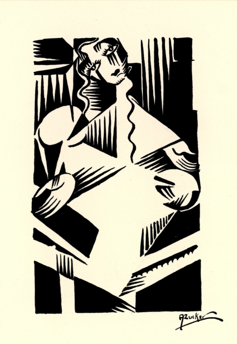Woman - Wood Engravings