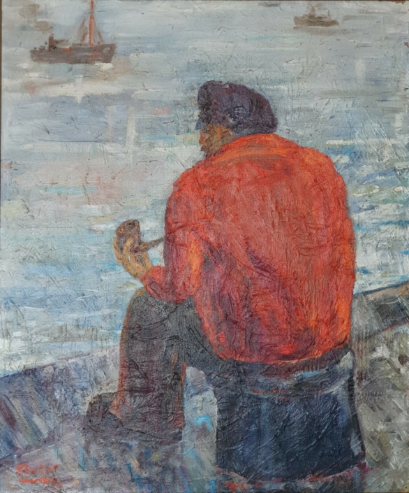 Fisherman - Oil Colors (59x49cm, 1984)