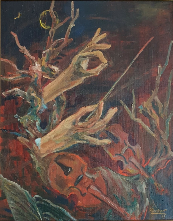 The Conductor - Oil Colors (50x40cm, 1987)