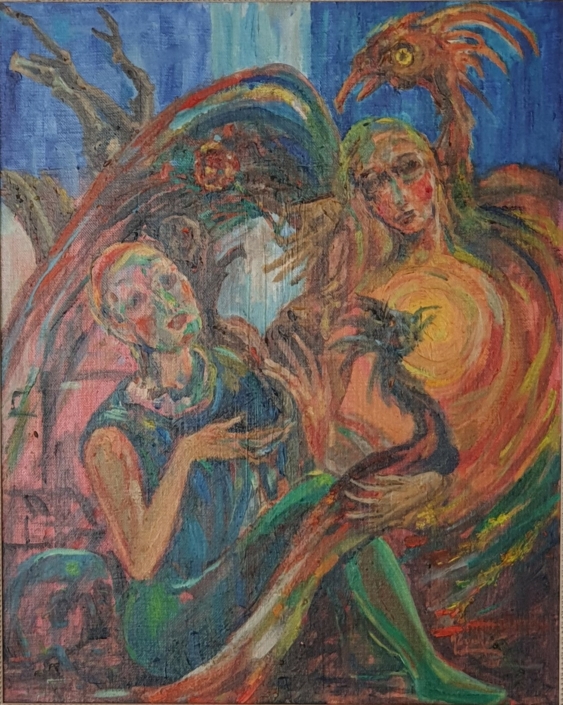 Adam and Eve - Oil Colors (50x40cm, 1980)