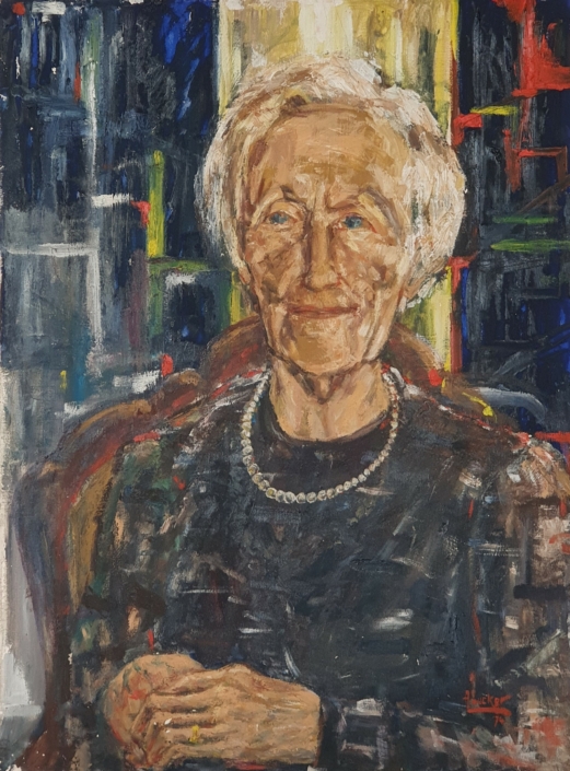 Rose Jacobson - Levontin - Oil Colors (75x55cm, 1974)