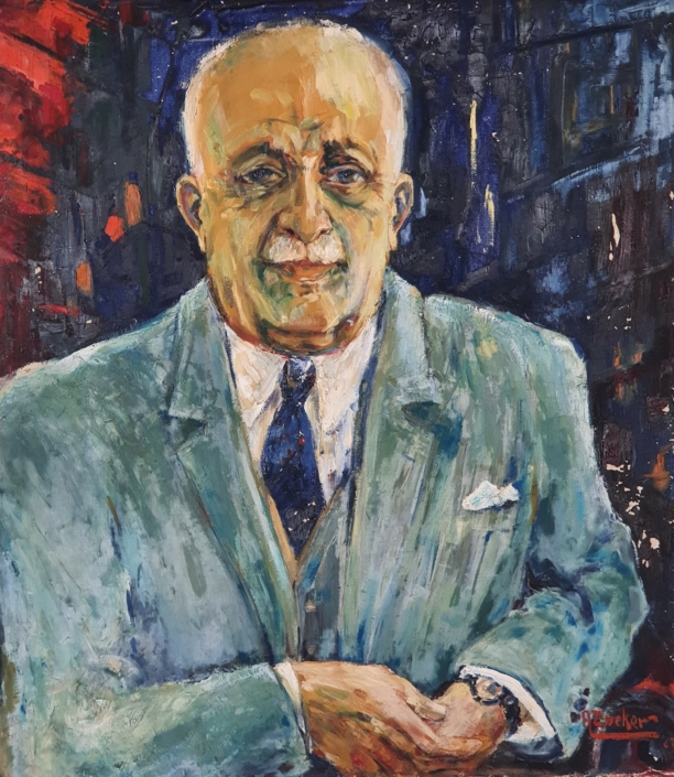 Solomon Jacobson - Oil Colors (78x71cm, 1963)