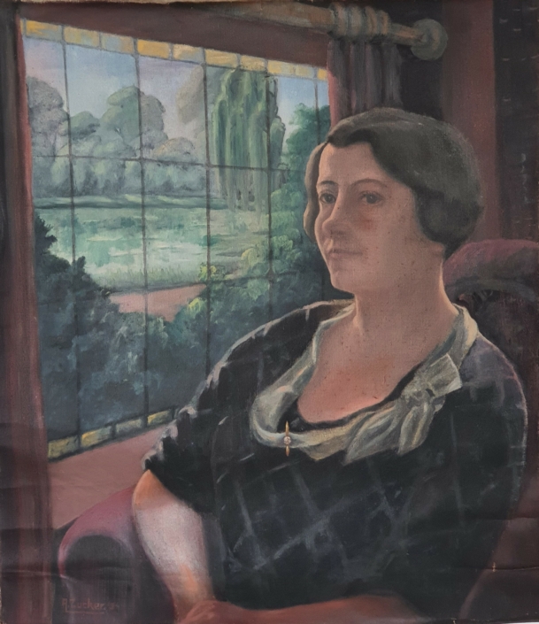 Ellen Zucker - Mire - Oil Colors (80x70cm, 1934)