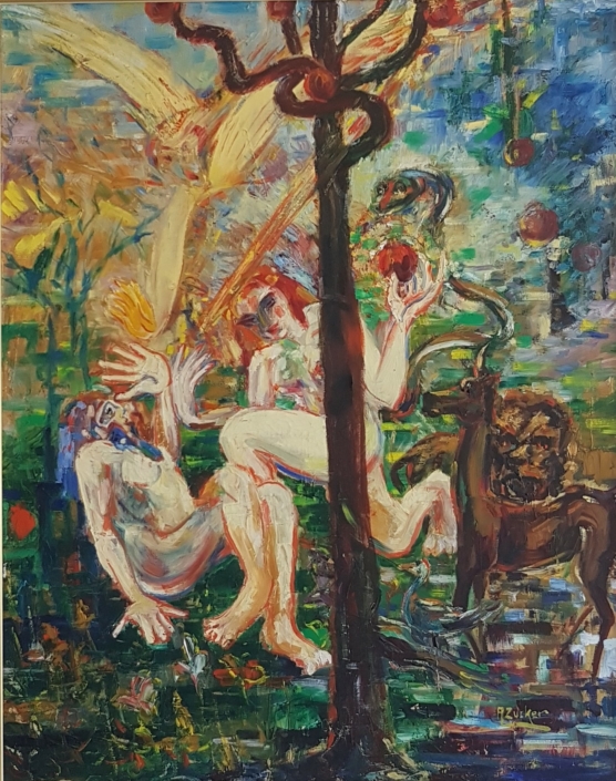 Adam and Eve - Oil Colors