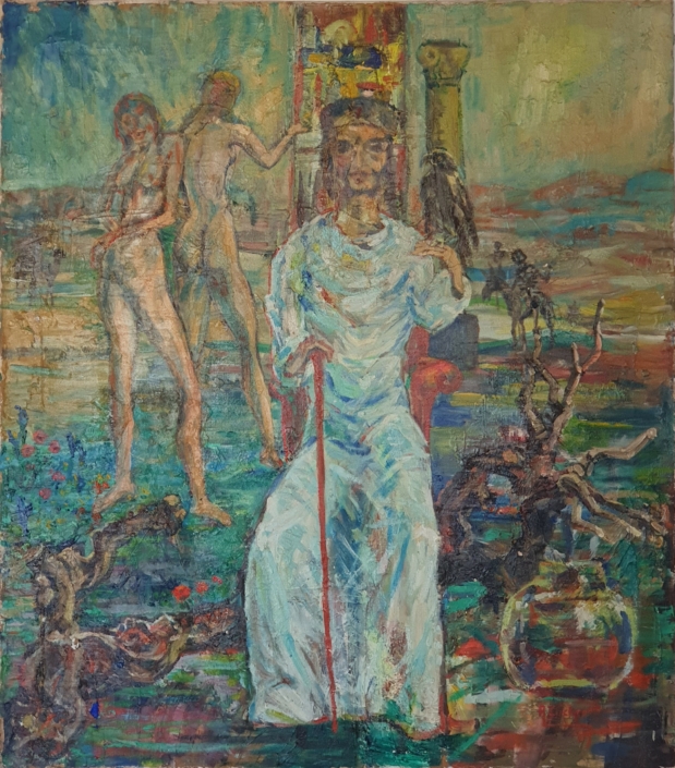 Untitled - Oil Colors (80x70cm, 1987)