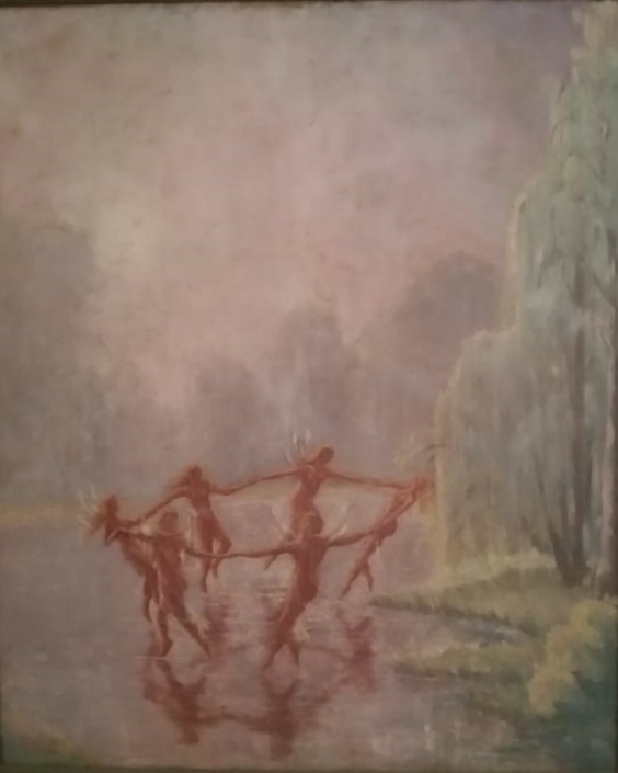 Women Dancing  - Oil Colors