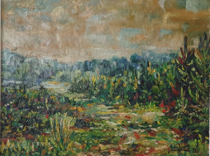 Dunes in Belgium - Oil Colors