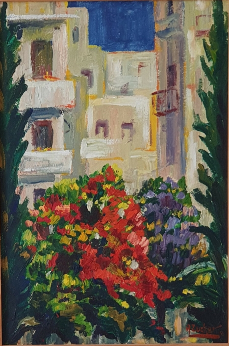 House in Tel Aviv - Oil Colors